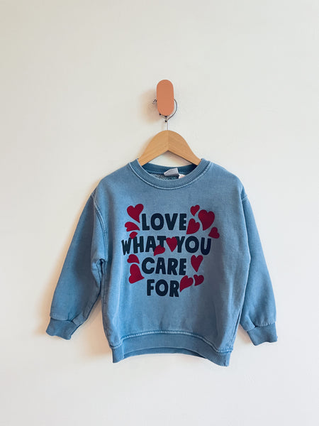 Zara Love What You Care For Sweatshirt (18-24M)