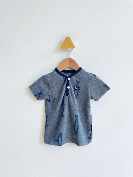 Blue Sardine Henley Tee (1.5-2Y)