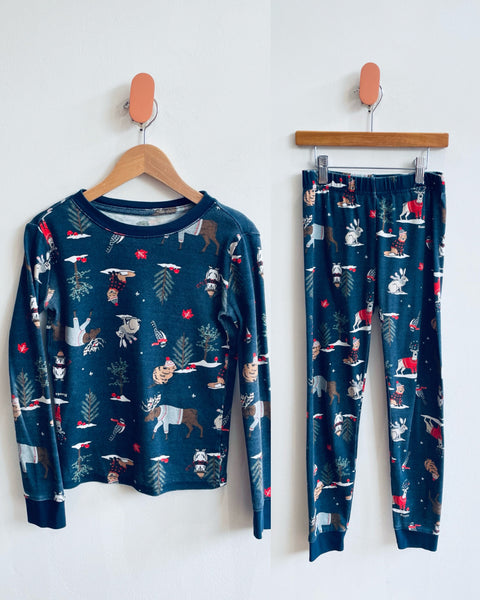 Roots Cabin Animals Pj's (7-8Y)