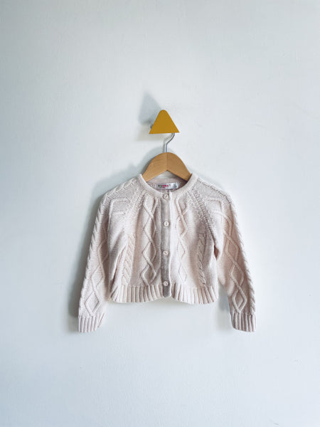 Prenatal Cable Knit Cardigan (18-24M)