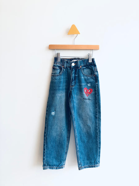 Zara Keith Haring Jeans (5-6Y)