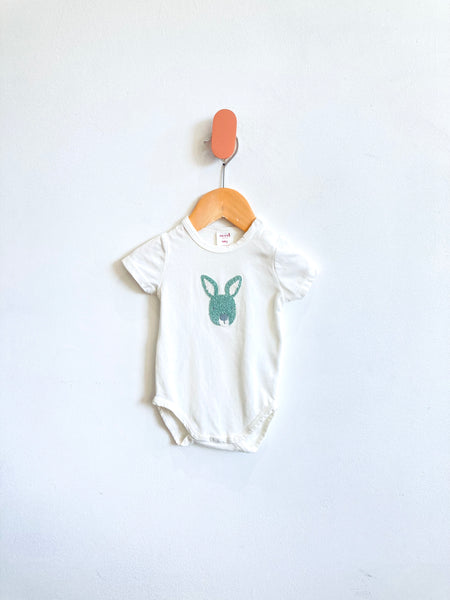 Seed Tufted Bunny Onesie (0-3M)