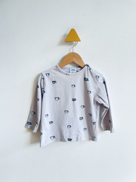 Zara Family Mugs Top (small markings) (12-18M)