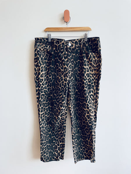 Mavi Leopard Print Jeans (Adult 32)