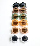 Sunglasses daisy shape - matt pastel finish: Mauve