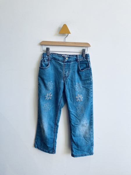 Bebebebe Flower Jeans (7-8Y)