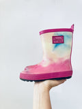 Deux Par Deux Tie Dye Rain Boots (13 Kid)