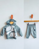 REALLY LOVED Logo Set (oil marks on hoodie) // NB