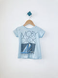 Out Of Print REALLY LOVED Moby Dick Tee (stains on back) (2Y)