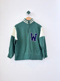 Zara Varsity Half Zip Sweatshirt (6-7Y)