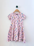 Viller Valla REALLY LOVED Organic Cotton Parrot Dress (minor faded marks) (7-8Y)