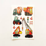 Construction Trucks - Temporary Tattoos