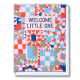Welcome Little One Baby Quilt Note Card