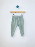 Mini Mioche Organic Cotton Jersey Pants - Sage (6-12M)