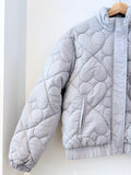 Zara Water Repellant Quilted Heart Jacket (13-14Y)