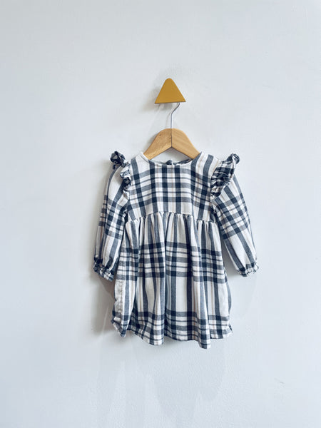 Rise Little Earthling Plaid Dress (9-12M)