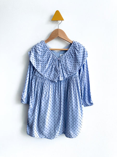 H&M REALLY LOVED Swiss-Dot Collared Dress (3-4Y)