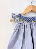 Handmade Smocked Neck Dress (12-18M)
