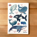Whales - Temporary tattoos