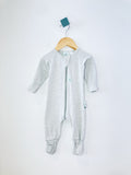 Ergo Pouch Front to Back Sleeper - Light Grey (3-6M)