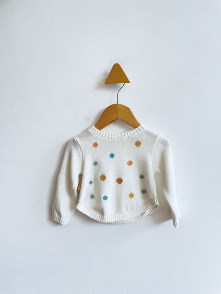 Boboli Polka Dot Sweater (3M)