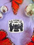 The Future Is Bright Embroidered Patch Cute Boho Trendy Gift