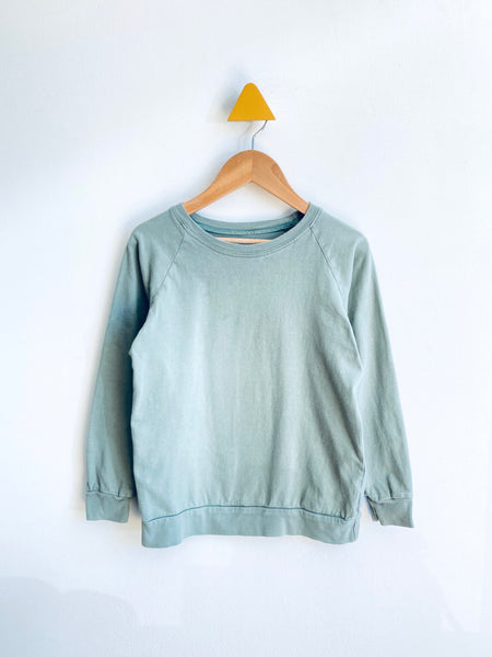 Mini Mioche REALLY LOVED Organic Cotton Long Sleeve Crewneck (Marks on upper right; Slight pilling) (7-8Y)