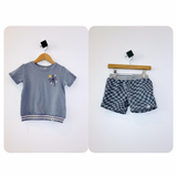 Rabbit & Bear Palm Tree Grid Set (3Y)