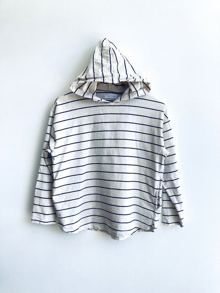 Zara Jersey Striped Hoodie (11-12Y)