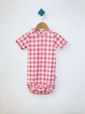 Mini Rodini Gingham Onesie (new but has a pen mark) (6-12M)