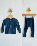 H&M Organic Cotton Henley Set (9-12M)