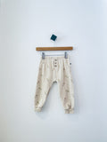 Rabbit & Bear REALLY LOVED Organic Cotton Floral Jogging Suit (faded marks on pants, highlighter on top & sleeve) (18M)