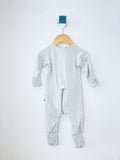 Ergo Pouch Front to Back Sleeper - Light Grey (3-6M)