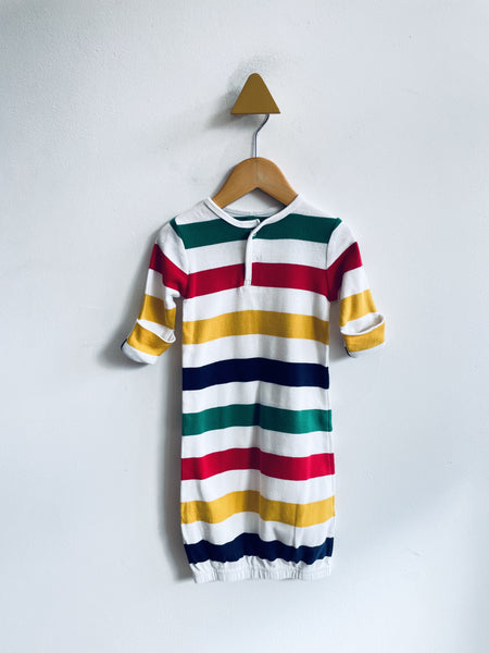 Hudson's Bay Striped Sleep Gown (0-6M)