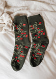 Winter berries socks