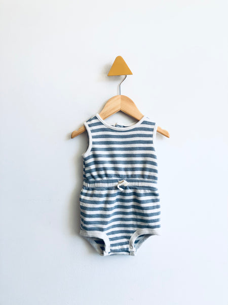 Little Planet By Carters Striped Sleeveless Romper (12M)