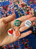 They/ Them Pronoun Pin / Button