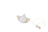 Natural First Toy to Go - Wooden Pull & Push Ship: Khaki