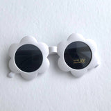 Sunglasses daisy shape - matt pastel finish: Mauve