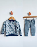 Noppies I Was Here Dice Sweatshirt & Pant Set (6M)