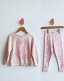 Zara Peppa Pig Set (mark on knee) (4Y)