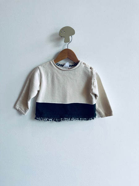 Zara Layered Sweatshirt (18-24M)
