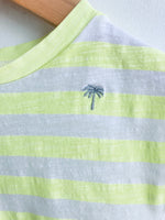 Striped Tee w/ Palm Tree Detail // 6m