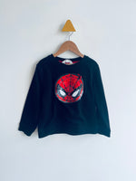 H&M Sequin Flip Spiderman Sweatshirt (4-6Y)