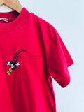 Embroidered Mickey Mouse Tee // 5-6Y