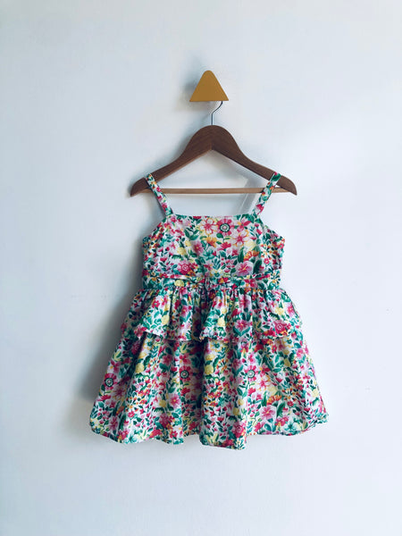 Janie & Jack Floral Tiered Sundress (2Y)