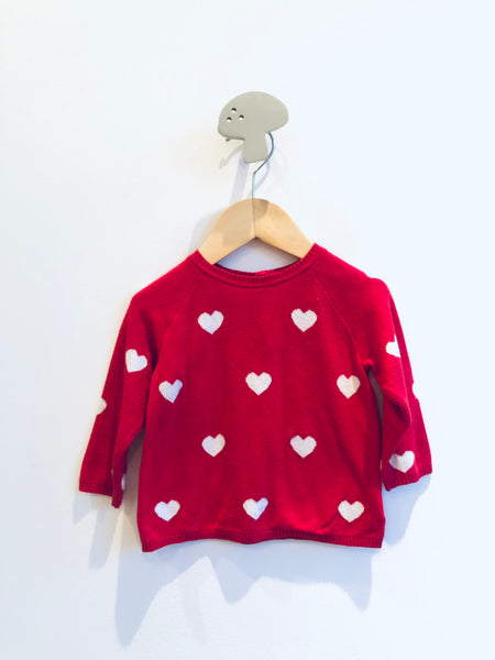 H&M Hearts Sweater (6-9M)