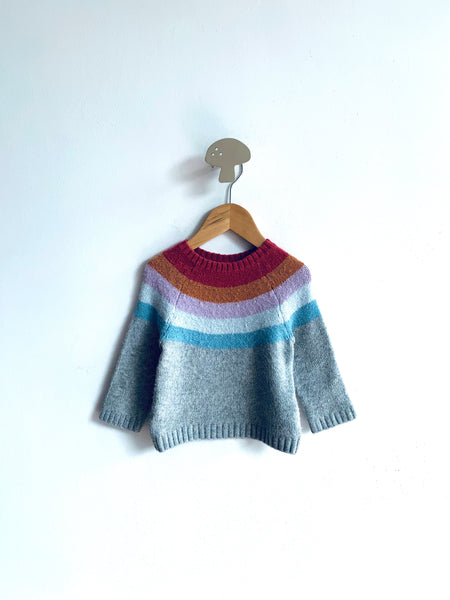 Osh Kosh Rainbow Sweater (12M)