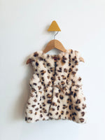 Zara Faux Fur Leopard Print Vest (12-18M)
