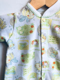 Vintage Bee and Snail Romper // 0-3M